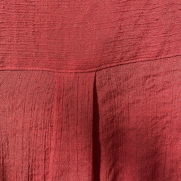 Button Down Shirt- rusty orange - Picture 8 of 8